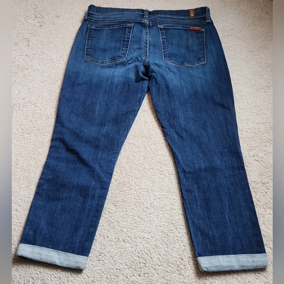 Sale! 7 for Mankind Crop and Roll jeans - Picture 2 of 3